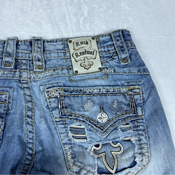 Rock Revival Chester Relaxed Straight Jeans 36x30 - Picture 4 of 8